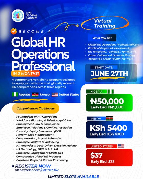 Global HR Operations Professional Programme